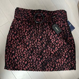 Forever 21 Black/Burgundy skirt